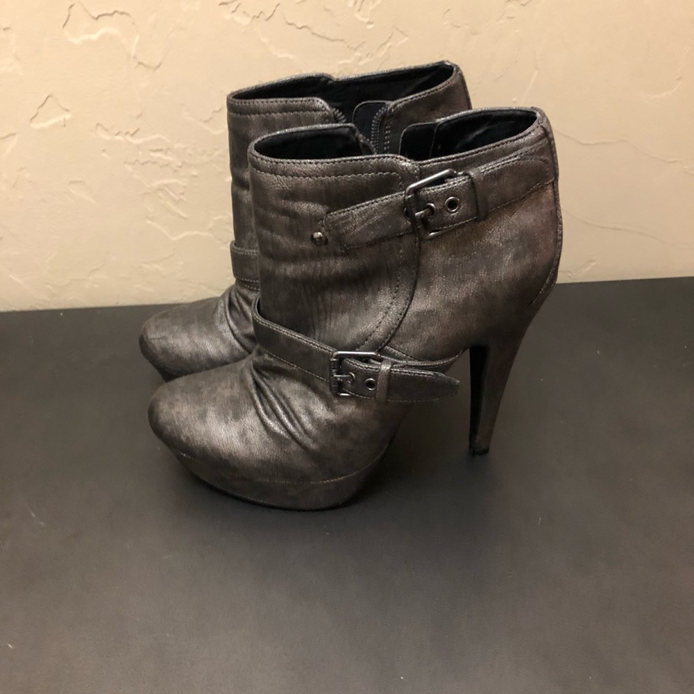 Grey Booties By Guess! GREAT SHAPE!